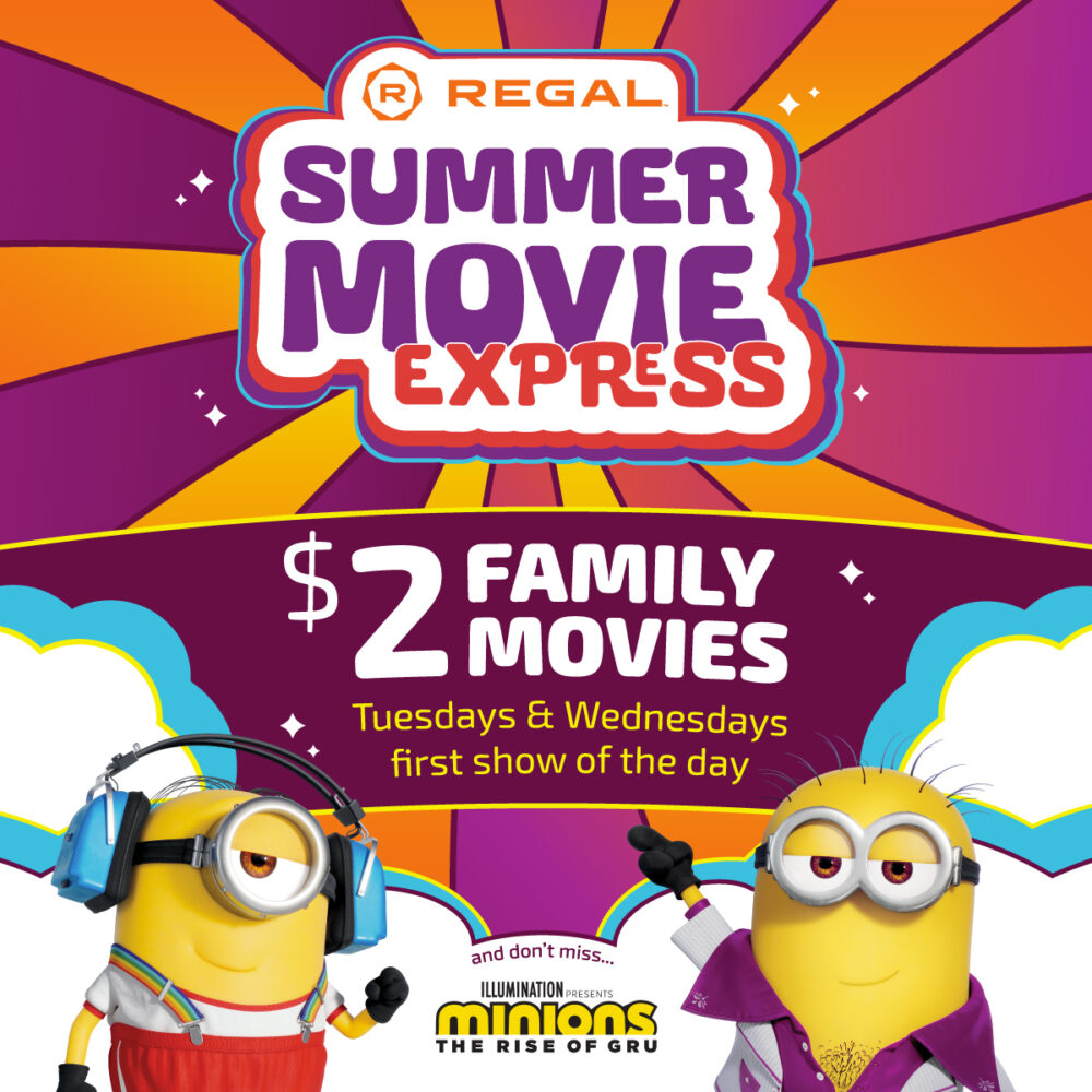 Summer Movie Express is Back at Regal! Pearl Highlands Center